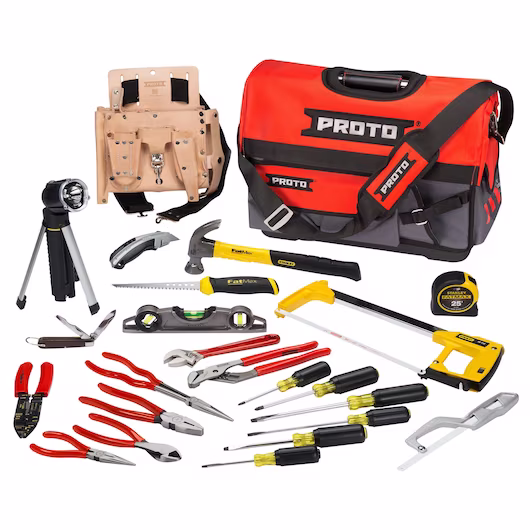 JTS-0025ELEC  25 PIECE ELECTRICIAN'S TOOL SET