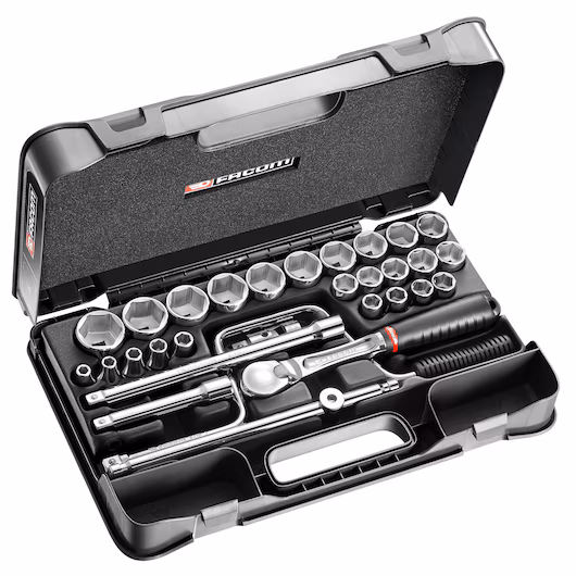 SL.161-5P6 1/2' SOCKET SET 6PT MM SL.161 30PC